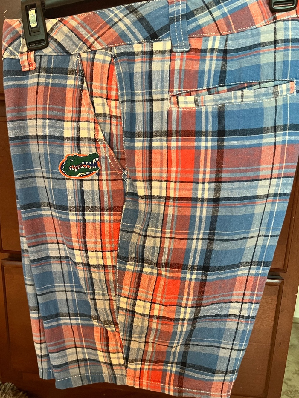 Florida Gators plaid shorts